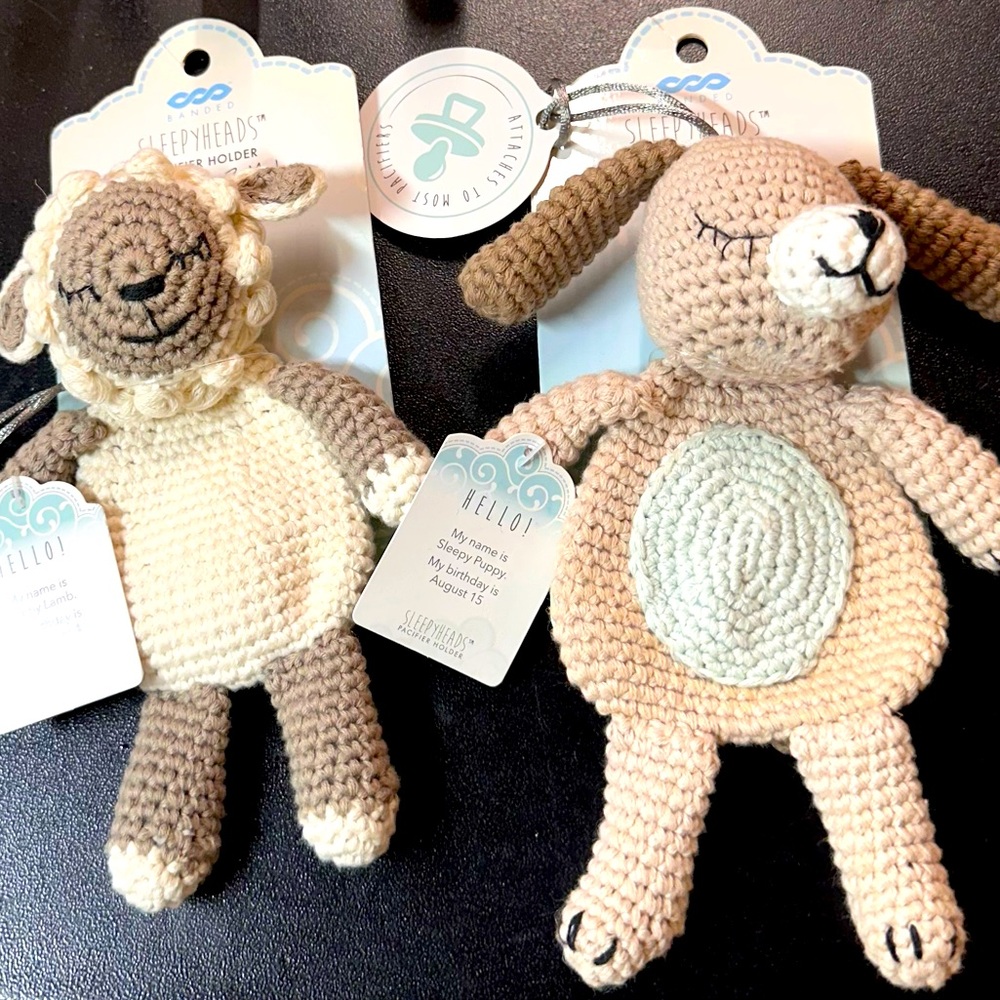 2 Paci Holders- NEW